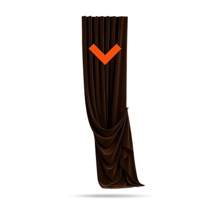 Демонтаж штор от 4,5 метров