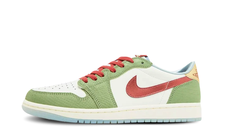 Низкая обувь из комбинированных материалов